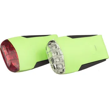 Cyklosvítilna GUEE Tadpole USB SET př+z světlo/blikačka-zelený (GUEE Tadpole USB SET př+z světlo/blikačka-zelený)