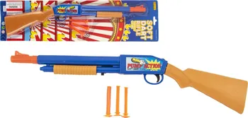 Dětská zbraň Teddies Pistole/brokovnice 48 cm + 3 náboje na přísavky
