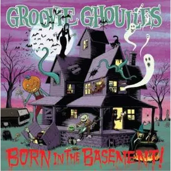 Zahraniční hudba LP Groovie Ghoulies: Born In The Basement CLR 2023 Purple Mix Neon Violet & White Galaxy Vinyl