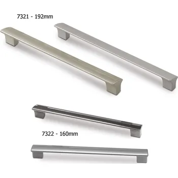 Nábytkové kování 732 - 400 lesklý chrom, 192 mm