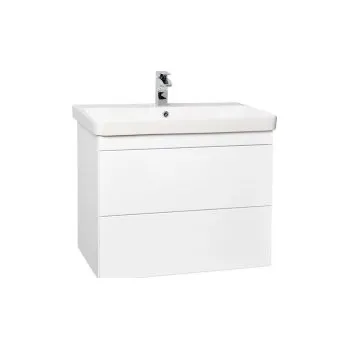 Koupelnový nábytek Krajcar PLX Push koupelnová skříňka s umyvadlem 80 x 65 x 46 cm bílá PLX80