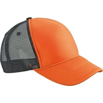 Kšiltovka Daiber - čepice Kšiltovka trucker Retro Mesh Cap MB6550 Barva: Oranžová - Černá
