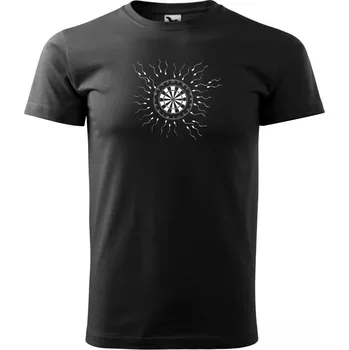 Pánské tričko Malfini Triko s potiskem - Motiv 9 - black - M