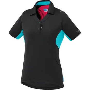 cyklistický dres SHIMANO dres polo, dámské, černá, XL (SHIMANO dres polo, dámské, černá, XL)