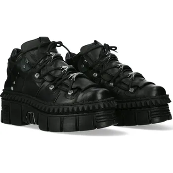 Pánská zimní obuv boty NEW ROCK - CRUST NEGRO, NOMADA NEGRO - 40