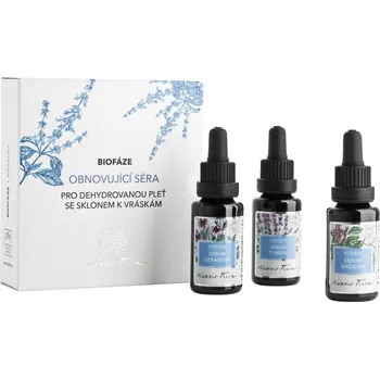 Pleťové sérum Nobilis Tilia Biofáze obnovující séra proti vráskám bazalka 3x 20 ml