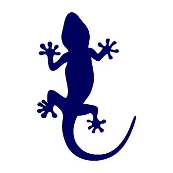 Samolepící dekorace SAMOLEPKA Ještěrka 017 pravá (23 - tmavě modrá) NA AUTO, NÁLEPKA, FÓLIE, POLEP, TUNING, VLASTNÍ TEXT, TISK, AUTOSAMOLEPKY.cz, POLEPY, OBRÁZEK, LOGO, SAMOLEPKY