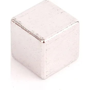 Příslušenství k deskovým hrám Kovová kostička - Žeton (10ks) Barva: Stříbrná