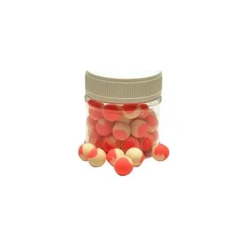 Boilies KAPRPRO PLOVOUCÍ BOILIES Plovoucí boilies - fluo pop up 10mm, různé příchutě, bílá/červená dóza 50ml, 15g
