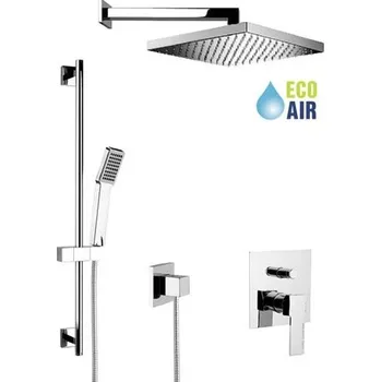 Sprchový set Sanjet Sprchový set QUADRO ECOAIR PT 20x20 cm (QEPT20)