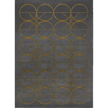 Koberec Kusový koberec Emerald 1010 grey and gold, 80x150, šedá, chodba / předsíň, Dywany Łuszczów - 1 rok na vrácení + DOPRAVA ZDARMA k Vám i zpět