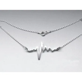 Náhrdelník Stříbrný náhrdelník srdeční pulz - DN96 (Stříbrný náhrdelník se srdečním pulzem)