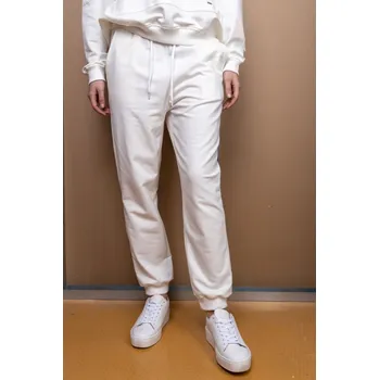 Dámské kalhoty Funk´n´Soul dámské tepláky smetanové Velikost: M