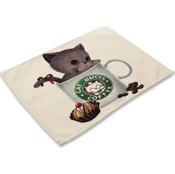 prostírání 4x PROSTÍRKA TEXTIL KOČIČKA A MUFFIN + extra výběr z 4000 produktů