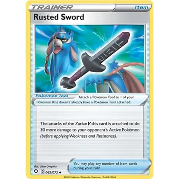 Sběratelská karetní hra Rusted Sword 062/072 - Shining Fates Typ karty: Non-Holo