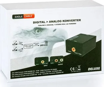 Média konvertor Eagle Cable Audio DAC převodník