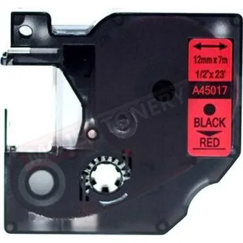 Pásek do tiskárny KOMPATIBILNÍ PÁSKA DYMO 45017 S0720570 ČERVENÁ/ČERNÝ TISK, 12mm