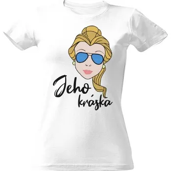 Dámské tričko Tričko s potiskem Jeho kráska světlovláska dámské