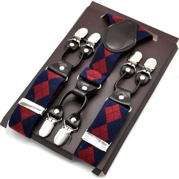 Kšandy Pánské kšandy červenomodré Rookie Červená