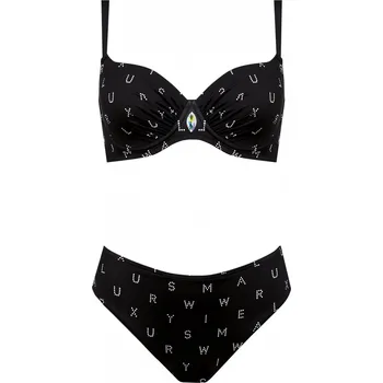 Dámské plavky Dámské dvoudílné plavky S934A22 - Self černá 48E