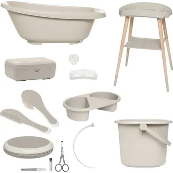 koupací vanička Digitální koupací sada 8 dílná Bébé-jou Sense Plus Barva: Taupe