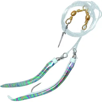 ICE fish - Trubičky návazec M perleťová vel : 8/0 - 150cm - 2ks