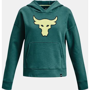 Dívčí mikina Dívčí mikina Under Armour Pjt Rck Brhma Bull Fleece 1379027-722 Zelená YXL