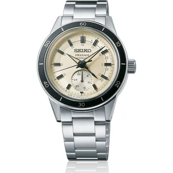Hodinky Hodinky Seiko SSA447J1 Presage Automatic Power Reserve Style 60s