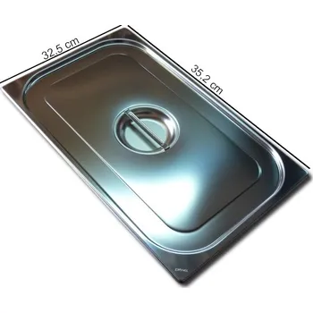 Víko na gastronádobu GN 2/3, PROFI (Víko nerez PROFI, velikost GN 2/3)