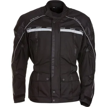 Moto bunda BOULEVARD-BK černá textilní moto bunda INFINE 5XL