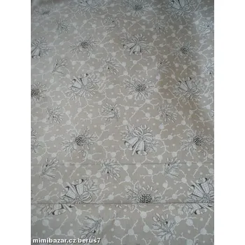 LÁTKA vánoční Zvonek a šiška režný