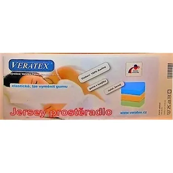 Jersey prostěradlo 80x220 cm (č.23-oranžová)