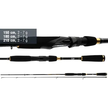 Rybářský prut Přívlačový prut Daiwa Crossfire UL Spin - 1,50 m, 2 - 7 g