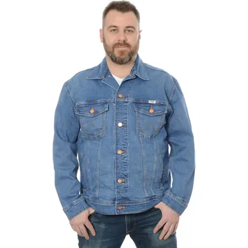 Pánská casual bunda Wrangler bunda Anti Fit Blue Eyes Středně modrá M