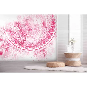 Fototapeta Tapeta Mandala růžová (vliesová fototapeta)