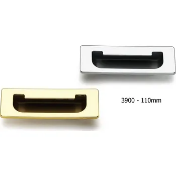 Nábytkové kování 390 - 413 lesklý chrom, 110 mm