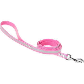 Vodítko pro psa FIREDOG BioThane Vodítko Reflect 19mm 3m s ručkou Barva: Růžová
