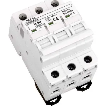 Jistič 02-3050B-PEP-6J Jistič PEP-6J (6 kA) 3P B 50A, Bonega