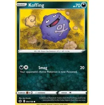 Sběratelská karetní hra Pokémon CRE 094/198 Koffing - Chilling Reign Stav: Near Mint, Verze: REVERSE HOLO