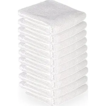 Papírový kapesník Ručník z mikrovlákna 73 x 40cm 10ks - bílý (AS)