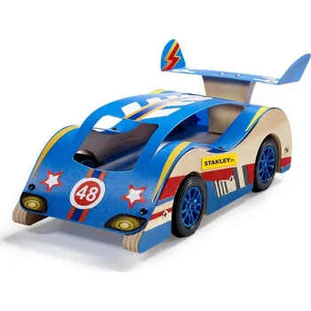 ostatní stavebnice Stanley Jr. OK004-SY Stavebnice, závodní auto, dřevo