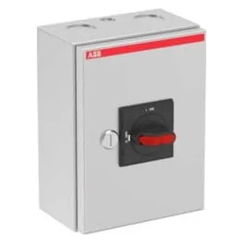 vypínač 1SCA022567R0010 OTR45B3M Odpínač 3P z nerez. plechu v krytu, IP65, rukojeť uzam. černá, ABB