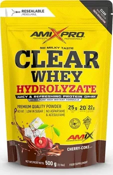 Protein Amix Clear Whey Hydrolyzate 500 g višeň/cola