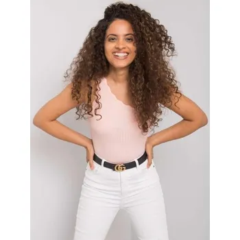 Dámský top na jedno rameno HAISLEY světle růžový