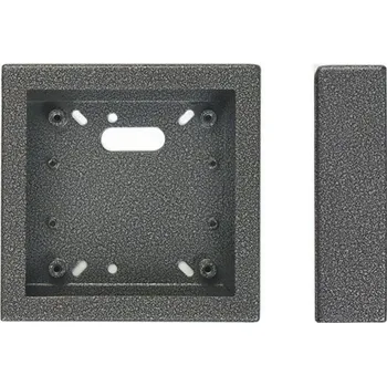 4FF 090 81.2 Krabice KARAT vertikální VNO 1 rám, antika stříbrná, Tesla Stropkov