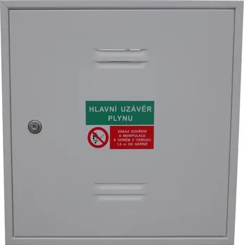 Rozvaděč PS/S Skříň plynoměrová bez zad, 540x520mm, šedá, KL Rozvaděče