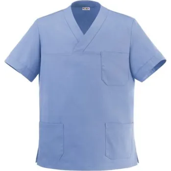 Gastro oděv EGOchef Zdravotnická košile LEONARDO - světle modrá XXXL E-5500011A3XL