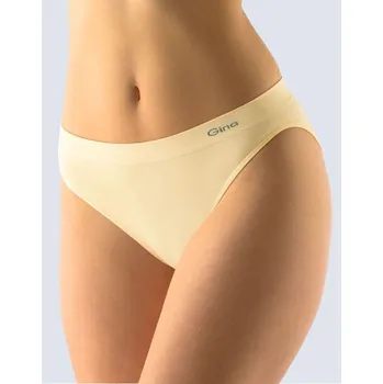 Dámské spodní prádlo GINA dámské kalhotky klasické s úzkým bokem, úzký bok, bezešvé, jednobarevné MicroBavlna 00005P tělová L/XL