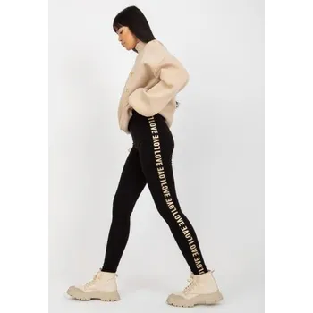 Dámské legíny Dámské legíny s nápisy na bocích DYANA černé