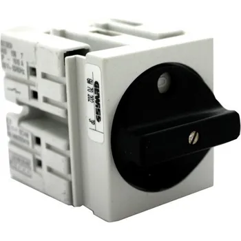 vypínač GW70202 Vypínač vačkový 16A 3P, černá rukojeť, na DIN lištu